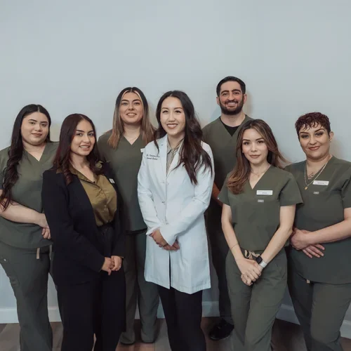 The Embrace Dental and Orthodontics team with Dr. Christina S Lee